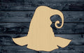 Witch Hat Magic Halloween Wood Cutout Shape Silhouette Blank Unpainted Sign 1/4 inch thick